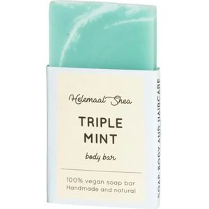 Mini Triple Mint Zeep HelemaalShea | Triple Mint Body Bar Helemaal Shea HelemaalShea