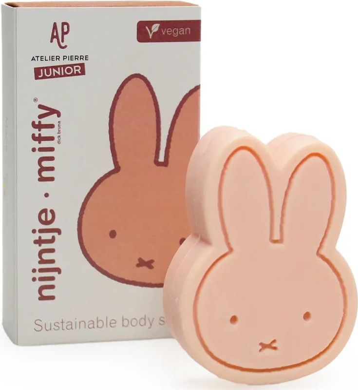 Atelier Pierre - Nijntje All-In-One Soap - Roze - Plantaardig - 7 x 5 x 2 cm