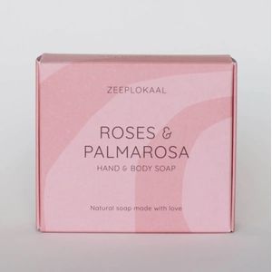 Rozen & Palmarosa Zeep  130 gram Zeeplokaal