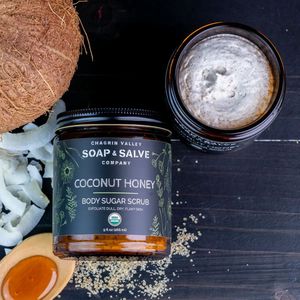Coconut & Honey Body Sugar Scrub  266 ml Chagrin Valley