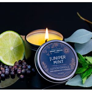 Body & Massage Candle Juniper Mint  113 ml Chagrin Valley