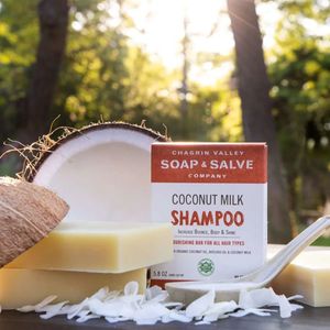 Coconut Milk Shampoo Bar 160 gram Chagrin Valley Soap & Salve | Shampoobars | Haarzeep | Plasticvrije Shampoo | Natuurlijke Shampoo Bar Chagrin Valley