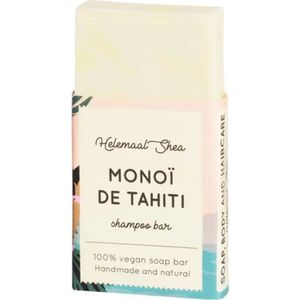 Mini Monoï de Tahiti Haarzeep voor Alle Haartypen HelemaalShea | Monoi de Tahiti Shampoo Bar Helemaal Shea HelemaalShea