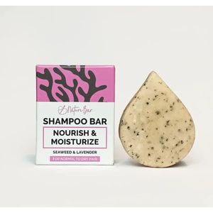 Shampoo Bar Voedt & Herstel met Zeewier & Lavendel | Normaal tot droog haar  65 gram Nature Bar