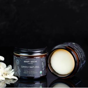 Deodorant Cream Extra Strength Simply Natural 59 ml Chagrin Valley | Deodorant Zonder Aluminium | Natuurlijke Deodorant | Deo Zonder Aluminium Chagrin Valley