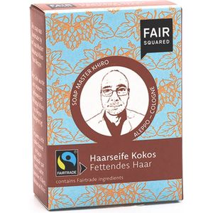 Fair Squared - Haarzeep Coconut - Shampoo - Voor Vettig Haar - Biologisch Bier