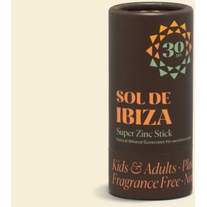 Sol de Ibiza - Face - Body Zonbeschermende Super Zink Stick - 45g - SPF30