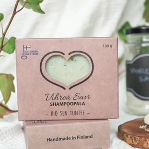 Groene Klei Shampoo Bar  100 gram Catteco