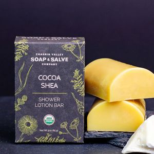 Shower Butter Bar Cocoa Shea  85 gram Chagrin Valley
