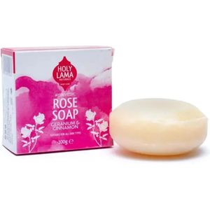 Holy Lama Naturals - Roos Zeep - Geranium - Kaneel - Natuurlijke Ingrediënten