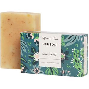 Hennep & Hop Haarzeep voor Pluizig Haar 100 gram HelemaalShea | Hemp & Hop Shampoo Bar Helemaal Shea HelemaalShea