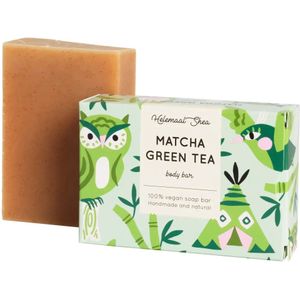 Matcha Groene Thee Zeep 100 gram HelemaalShea | Matcha Green Tea Body Bar Helemaal Shea HelemaalShea