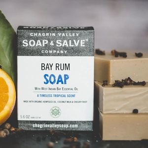 Bay Rum Soap 160 gram Chagrin Valley Soap & Salve | Natuurlijke Zeep | Handgemaakte Zeep | Zepen | Douchezeep | Stuk Zeep Chagrin Valley