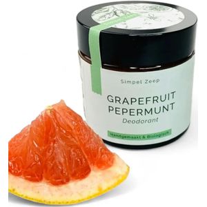 Natuurlijke Deodorant Grapefruit & Pepermunt  60 ml Simpel Zeep