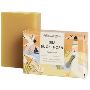 Duindoorn Gezichtszeep 100 gram HelemaalShea | Sea Buckthorn Facial Soap Helemaal Shea HelemaalShea