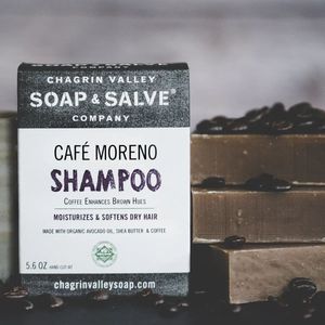 Café Moreno Shampoo Bar 160 gram Chagrin Valley Soap & Salve | Shampoobars | Haarzeep | Plasticvrije Shampoo | Natuurlijke Shampoo Bar Chagrin Valley