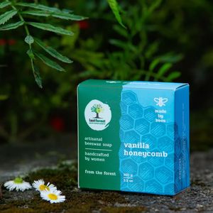 Honingraat Bijenwaszeep Vanille  100 gram Last Forest