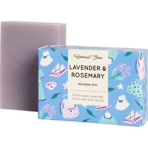 Lavendel & Rozemarijn Haarzeep voor Alle Haartypen 100 gram HelemaalShea | Lavender & Rosemary Shampoo Bar Helemaal Shea HelemaalShea