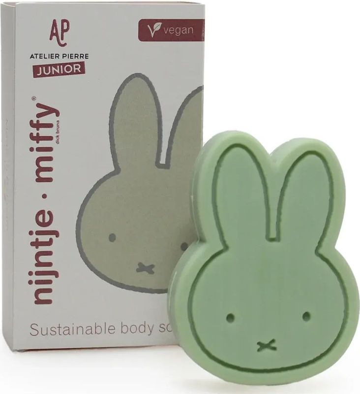 Atelier Pierre - Nijntje All-In-One Soap - Groen - Plantaardig - 7 x 5 x 2 cm