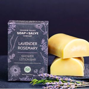 Shower Butter Bar Lavender Fields  96 gram Chagrin Valley