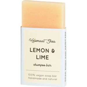Mini Lemon & Lime Haarzeep voor Blond Haar HelemaalShea | Lemon & Lime Shampoo Bar Helemaal Shea HelemaalShea