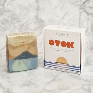 Otok Handgemaakte Zeep | Sinaasappel, Citroen, Rozemarijn  80 gram Soypa