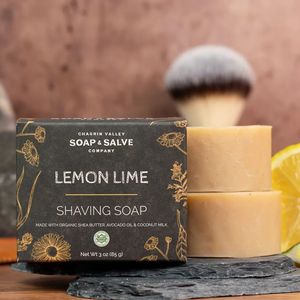 Shaving Soap Lemon Lime 85 gram Chagrin Valley | Natuurlijke Scheerzeep Lemon Lime Chagrin Valley