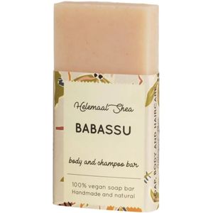 Mini Babassu Haar & Body Zeep HelemaalShea | Babassu Body & Shampoo Bar Helemaal Shea HelemaalShea