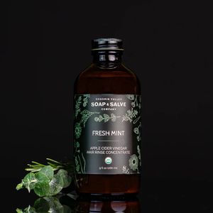 Apple Cider Vinegar Fresh Mint 266 ml Chagrin Valley | Appel Azijn Haar | Haar Wassen Met Appelazijn | Appelazijn Voor Je Haar Chagrin Valley