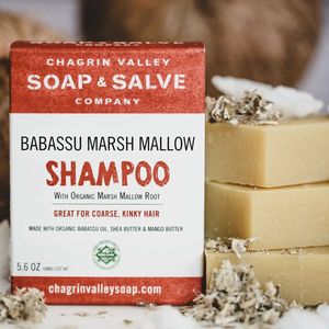 Babassu Marsh Mallow Shampoo Bar 160 gram Chagrin Valley Soap & Salve | Shampoobars | Haarzeep | Plasticvrije Shampoo | Natuurlijke Shampoo Bar Chagrin Valley