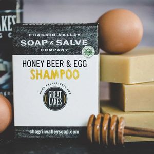 Honey Beer & Egg Shampoo Bar 160 gram Chagrin Valley Soap & Salve | Shampoobars | Haarzeep | Plasticvrije Shampoo | Natuurlijke Shampoo Bar Chagrin Valley