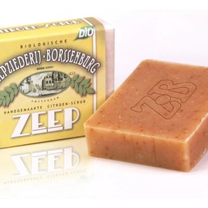 Citroen Scrub Zeep  95 gram Zeepziederij Borssenburg