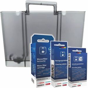 Bosch Onderhoudsset Koffiemachine Waterreservoir + Waterfilter + Ontkalker + Reiniger 00672049
