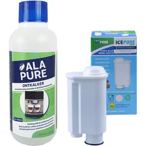 voor Philips Saeco Onderhoudsset intenza + Waterfilter CA6702 + CA6700 Ontkalker