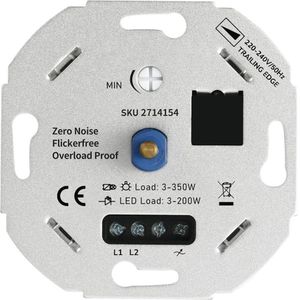 LED dimmer - 3-200 watt - Geschikt voor fase afsnijding - Universeel