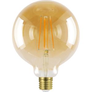 E27 LED filament Lamp - Dimbaar - 5 Watt G125 - 380 Lumen met 15.000 branduren - 1800K Extra warm wit - Vervangt 40 Watt - 2 Garantie