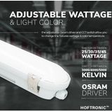 F02 IP66 LED Armatuur 120 cm Sensor 40W 5200lm - koppelbaar - Lichtkleur instelbaar - Vermogen instelbaar - Bewegingssensor