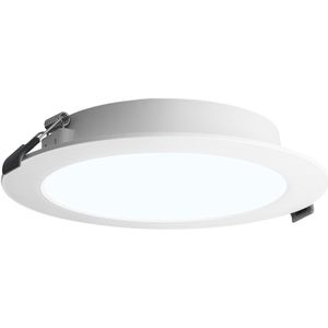 LED platte Inbouwspots wit - inbouwdiepte 25mm – 12W 1160lm - Rond - 6500K Daglicht Wit - Ø170 mm - IP20 voor binnen