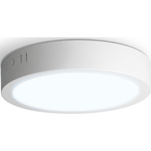 LED downlight – Round surface – 12W – 1160 lm – 6500K Daglicht wit  - IP20 – opbouw