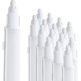 HOFTRONIC - Q-series – 16-pack LED TL armaturen 150cm – IP65 – 48W 5760lm – 120lm/W – 6500K daglicht wit – koppelbaar