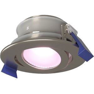 Smart Lima LED inbouwspot - Kantelbaar - Dimbaar - RGBWW - IP65 waterdicht en stofdicht - Buiten - Badkamer - GU10 verwisselbare lichtbron - 5 Watt - Veiligheidsglas - RVS - 2 jaar garantie