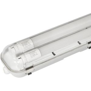 10x LED TL armatuur 120 cm 6000K IP65 incl. 2x18 Watt LED buizen