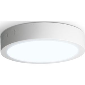 LED downlight – Round surface – 18W – 1820 lm – 6500K Daglicht wit - IP20 – opbouw