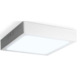 LED downlight – Square surface – 12W – 1160 lm – 6500K daglicht wit  - IP20 – opbouw