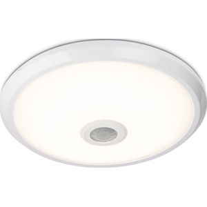 Plafondlamp - 12 Watt en 1160 Lumen - Incl. ingebouwde bewegingssensor - 4000K neutraal wit - IP20 voor binnen - Plafonniere Wit - LED binnenverlichting