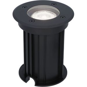 Maisy dimbare LED grondspot - Rond - Zwart - 6000K Daglicht wit - 5 Watt - IP67 straal waterdicht - 3 jaar garantie
