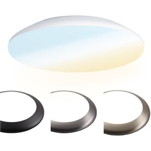 LED Bulkhead 30 cm - Plafondlamp - 18W 2100 Lumen - CCT lichtkleur instelbaar - IK10 - Wit - IP65 Waterdicht