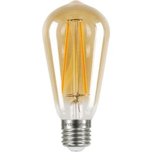 E27 LED filament Lamp - 2.5 Watt ST64 - 170 Lumen met 15.000 branduren - 1800K Extra warm wit - Vervangt 40 Watt - 2 Garantie