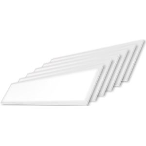 6x LED Paneel - 30x120 cm - 36 Watt - 4320lm (120lm/W)  - 4000K neutraal wit - Flikkervrij - UGR22 -  5 jaar garantie