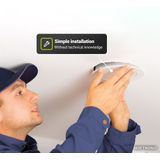 HOFTRONIC - Georgia Set van 3 LED Inbouwspots - Wit - Rond - 6W 490lm - 2700K